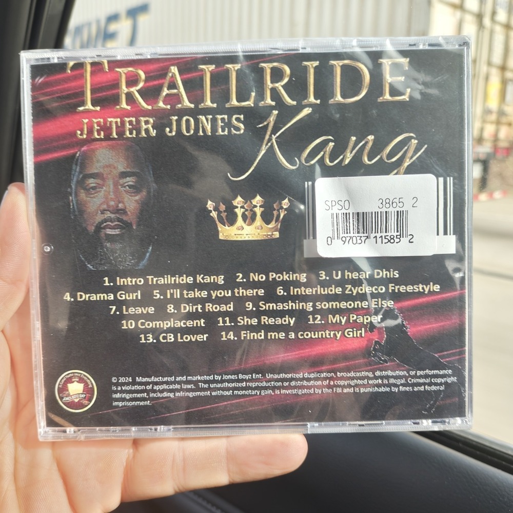 Jeter Jones‎ Trailride Kang (CD) New Sealed [Small Case Crack] 097037115852 2024 - Picture 3 of 5